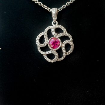 Ruby and Diamond Necklace