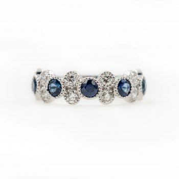 Sapphire and Diamond Ring