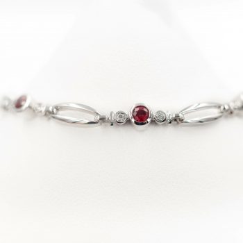 Ruby and Diamond Bracelet