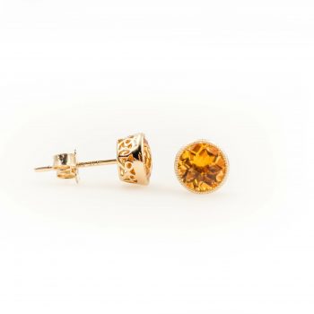 Citrine Studs