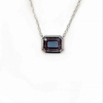 Created Alexandrite Necklace