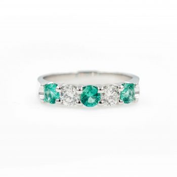 Emerald and Diamond Ring