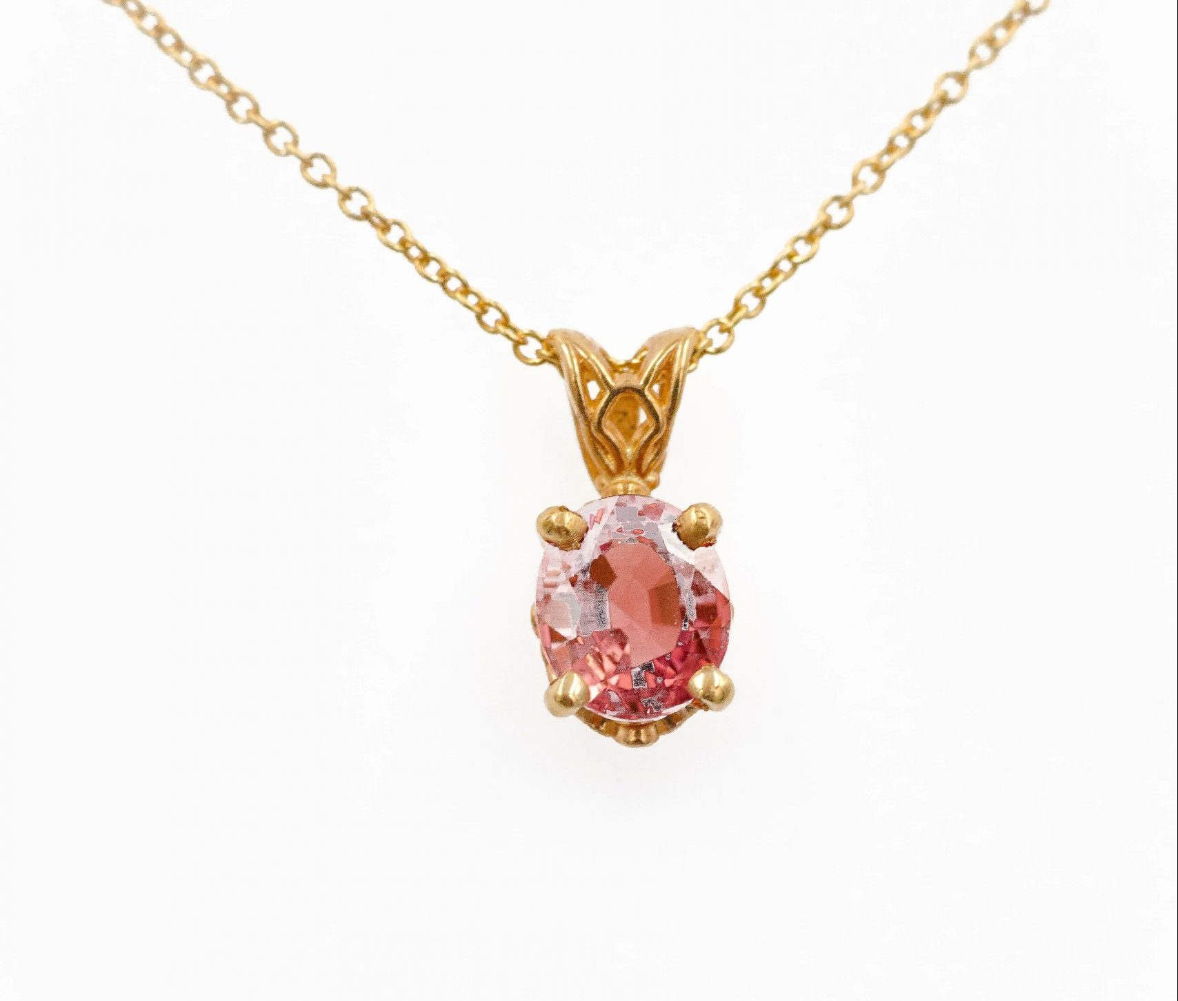 Pink Maine Tourmaline Necklace