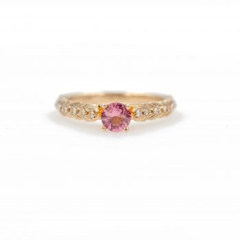 Pink Maine Tourmaline Ring