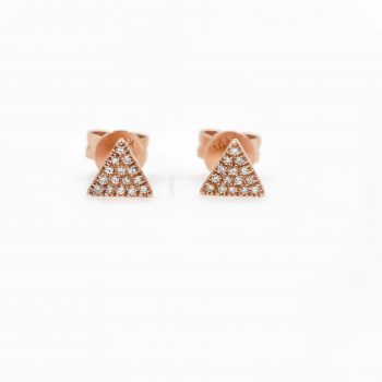 Diamond Triangle Studs