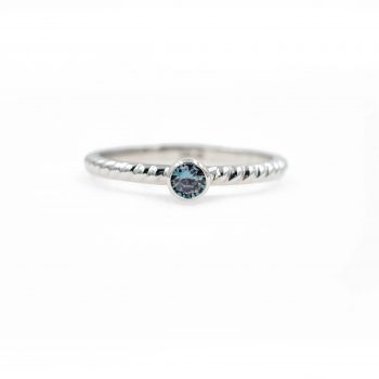 Created Alexandrite Birthstone Ring