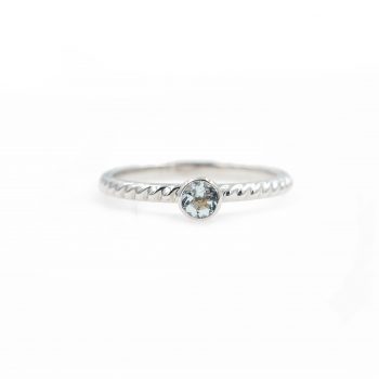 Aquamarine Birthstone Ring