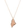 Rose gold Maine pendant
