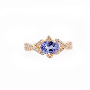 Tanzanite and Diamond Ring