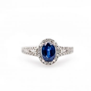 Sapphire and Diamond Ring