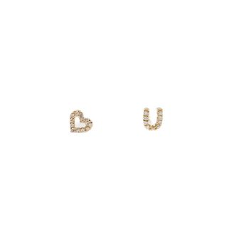 Heart U earrings
