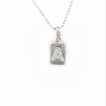 Initial A necklace