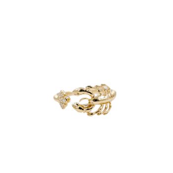 Yellow Gold Lobster Ring