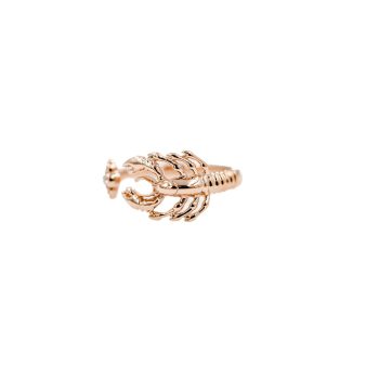 Rose Gold Lobster Ring