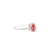 Pink Maine tourmaline and diamond ring - Image 2