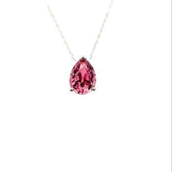 Pink Maine tourmaline pendant