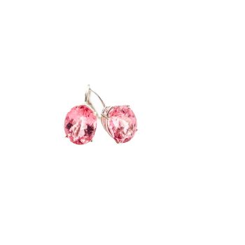 Pink Maine tourmaline earrings