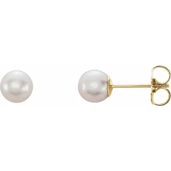 5mm Cultured Freshwater Pearl Stud Earrings