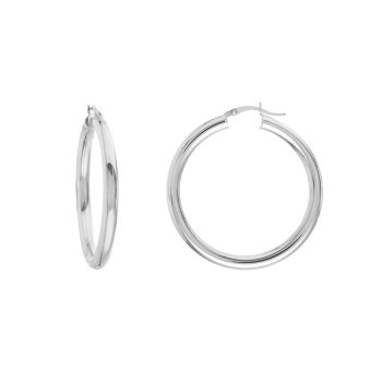 Polished Hoop Earrings