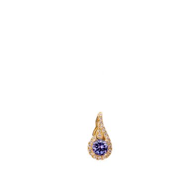 Tanzanite and Diamond Pendant