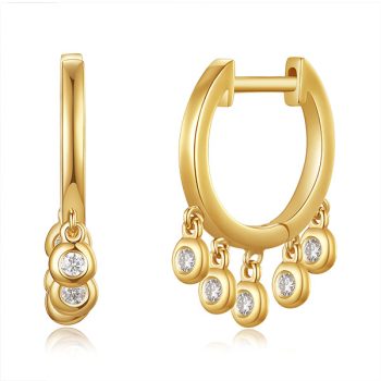 Diamond shaker earrings
