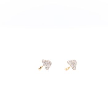 Diamond Mushroom Earrings