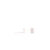 Baguette Diamond Bar Stud Earrings - Image 2