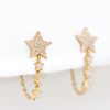 Diamond star earrings - Image 2