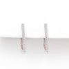 Square hoops with diamonds