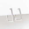 Square hoops with diamonds - Image 2