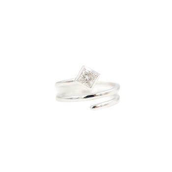 Diamond Bypass Ring