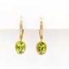 Peridot drop earrings
