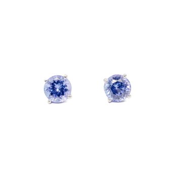 Tanzanite stud earrings