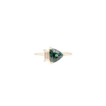 Toi et moi Maine tourmaline ring