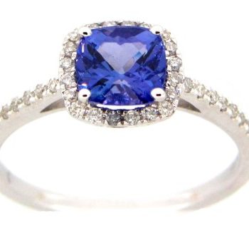 Tanzanite and diamond ring