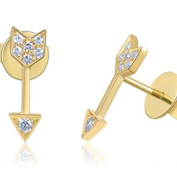 Diamond arrow earrings