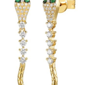 Snake earrings