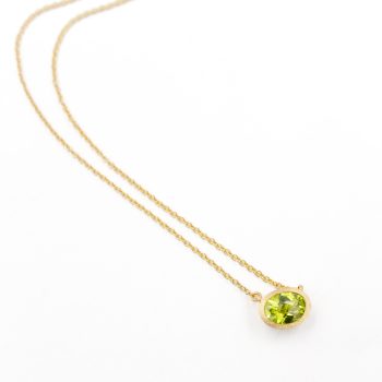 Peridot necklace
