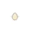 Opal and diamond ring