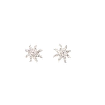 Sun Diamond Earrings