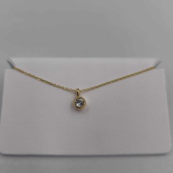 April birthstone necklace
