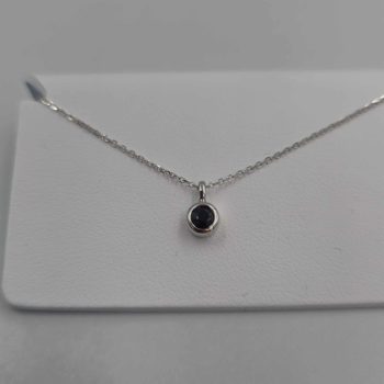 September birthstone necklace