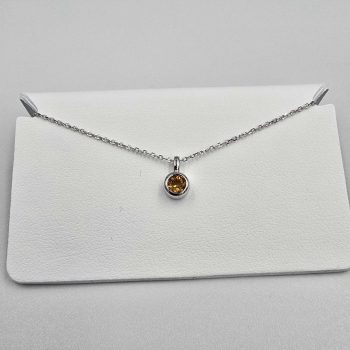 November birthstone necklace