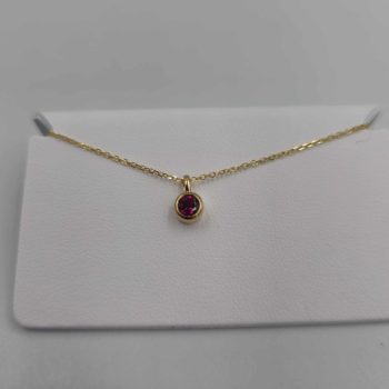 June birthstone necklace