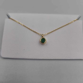 May birthstone necklace