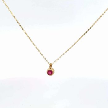 July Birthstone Necklace
