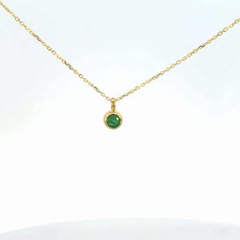 May Birthstone Necklace