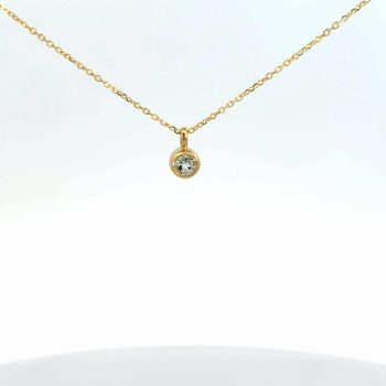 April Birthstone Necklace