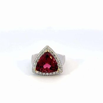 5.28 Ct Pink Maine Tourmaline Ring