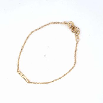 Diamond Bar Bracelet